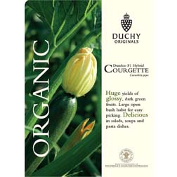 Courgette Dundoo F1 - Duchy Originals Organic Seeds - 1 packet (5 seeds)