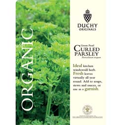 Parsley 'Green Pearl' - Duchy Originals - 1 packet (800 seeds)