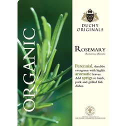 Rosemary - Duchy Originals Organic Seeds - 1 packet (50 seeds)