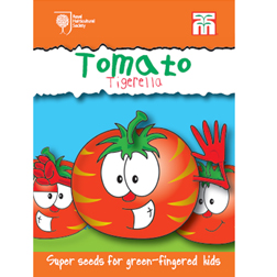 Tomato 'Tigerella' (Mr Stripey) - RHS Garden Explorers Children's Seeds - 1 packet (50 seeds)
