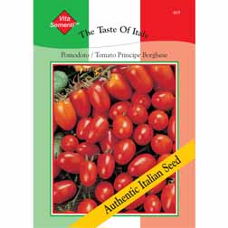 Tomato 'Principe Borghese' - Vita Sementi® Italian Seeds - 1 packet (600 seeds)